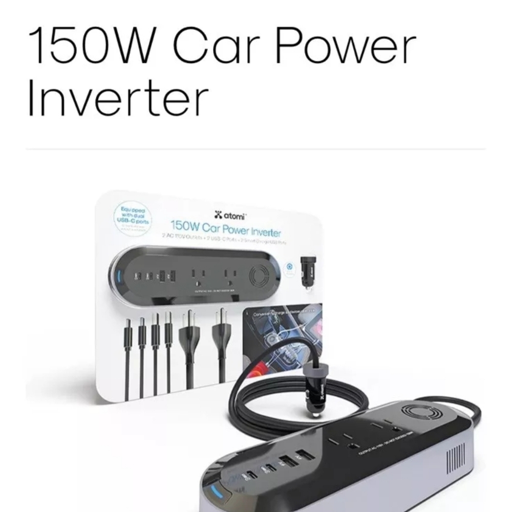 Atomi 150 watt car inverter